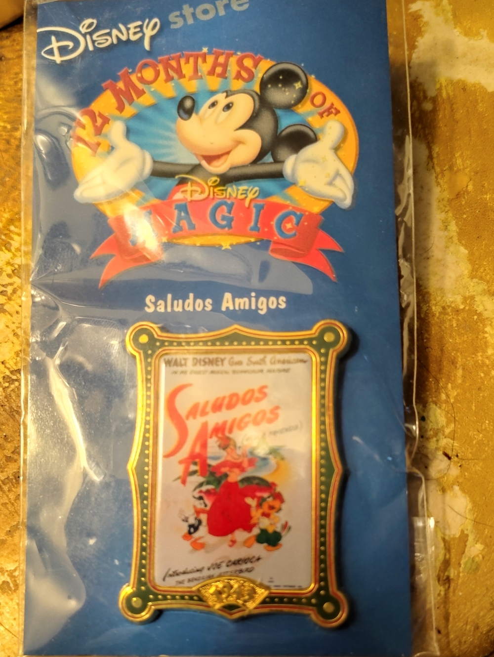Rare Vintage Disney Saludos Amigos Pin Still Sealed